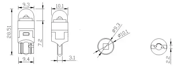 Wedge T10-1UHP