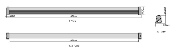 T5 tube-500mm-72SMD