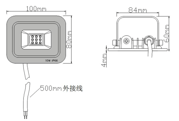 10W投光燈-9UHP-12~24VDC